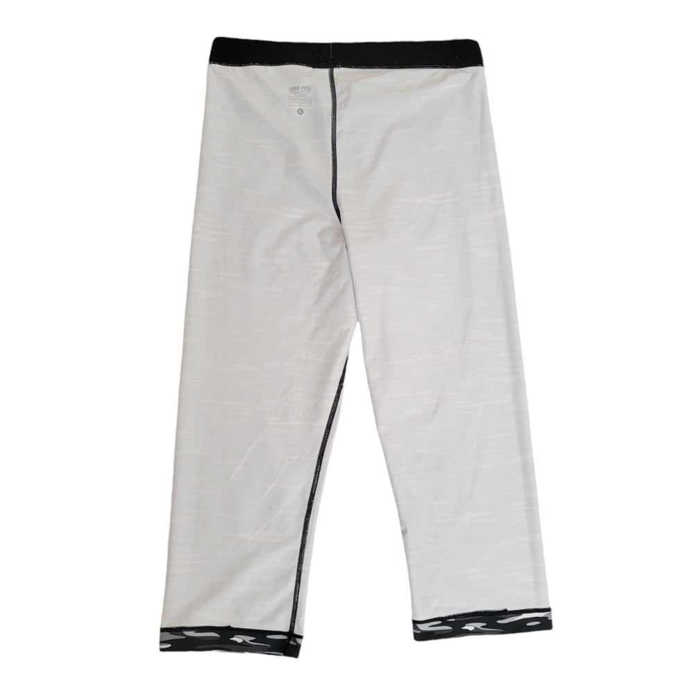 Nike Pro Women's Haze Dri-Fit Training Capri Legging Camo Black Grey Gym… - Picture 10 of 17